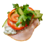 Skinke med italiensk salat, stor