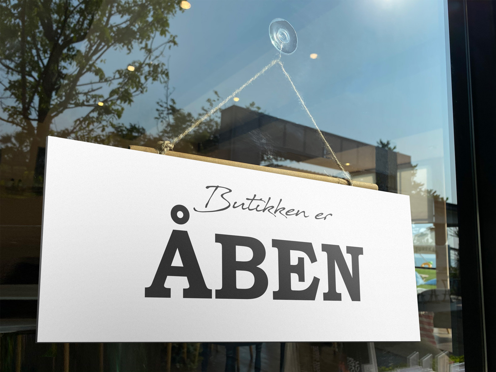 Vi har åbent!