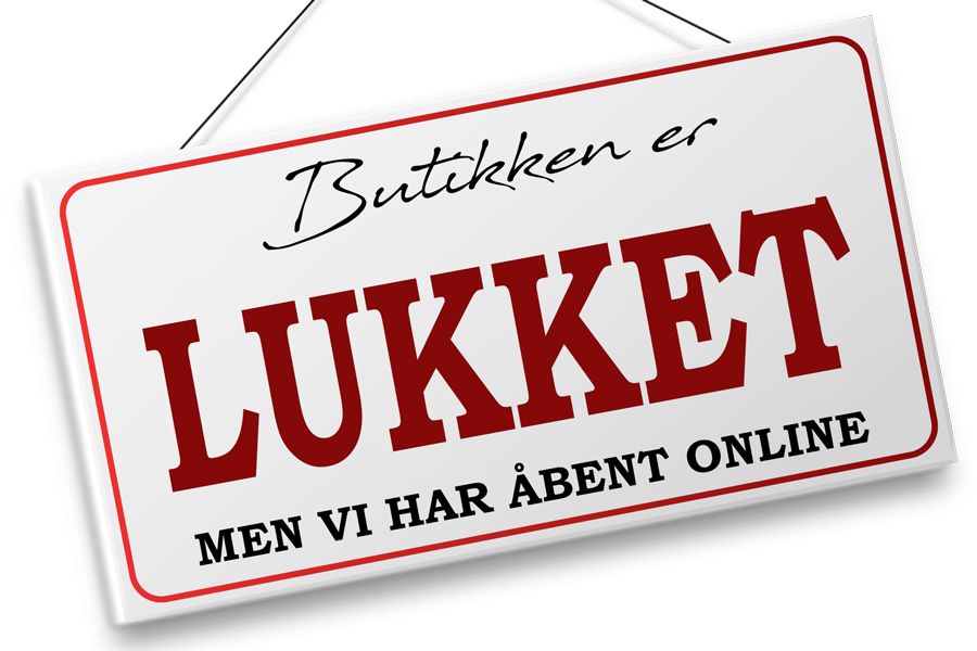 Vi har lukket